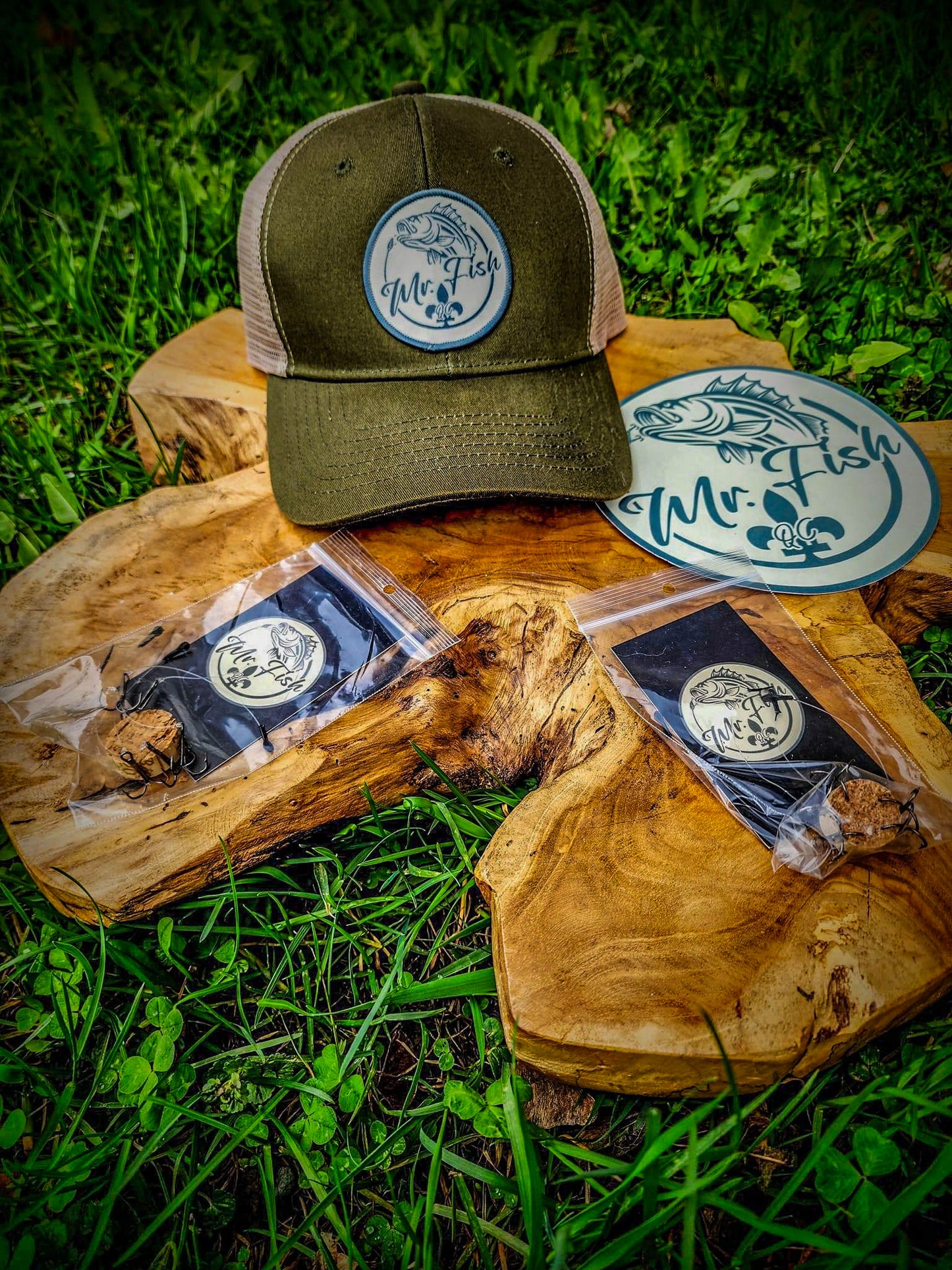 Casquette Mr Fish Vert (Trucker)