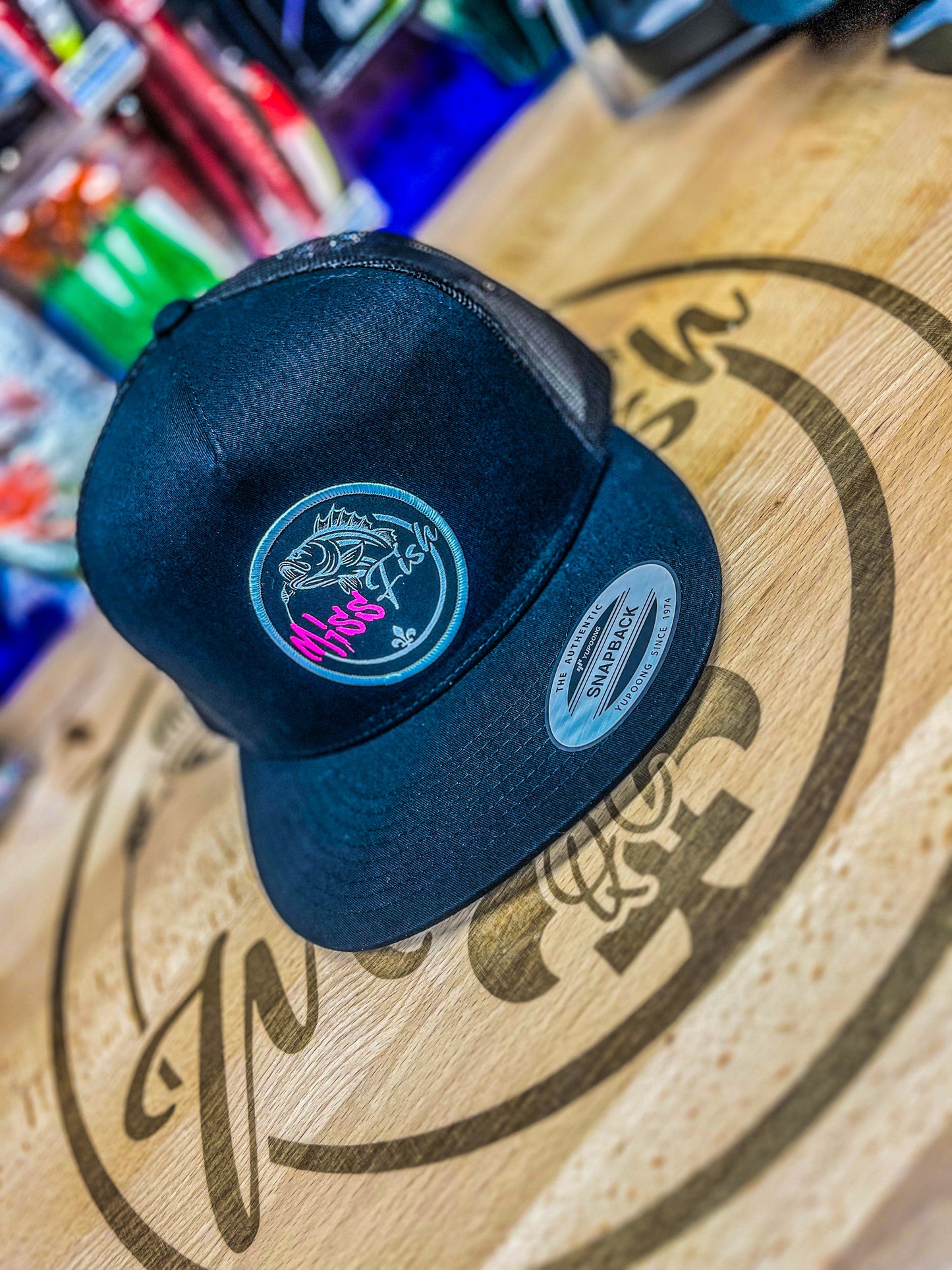 Casquette Miss Fish Noir Palette Plate (BaseBall)