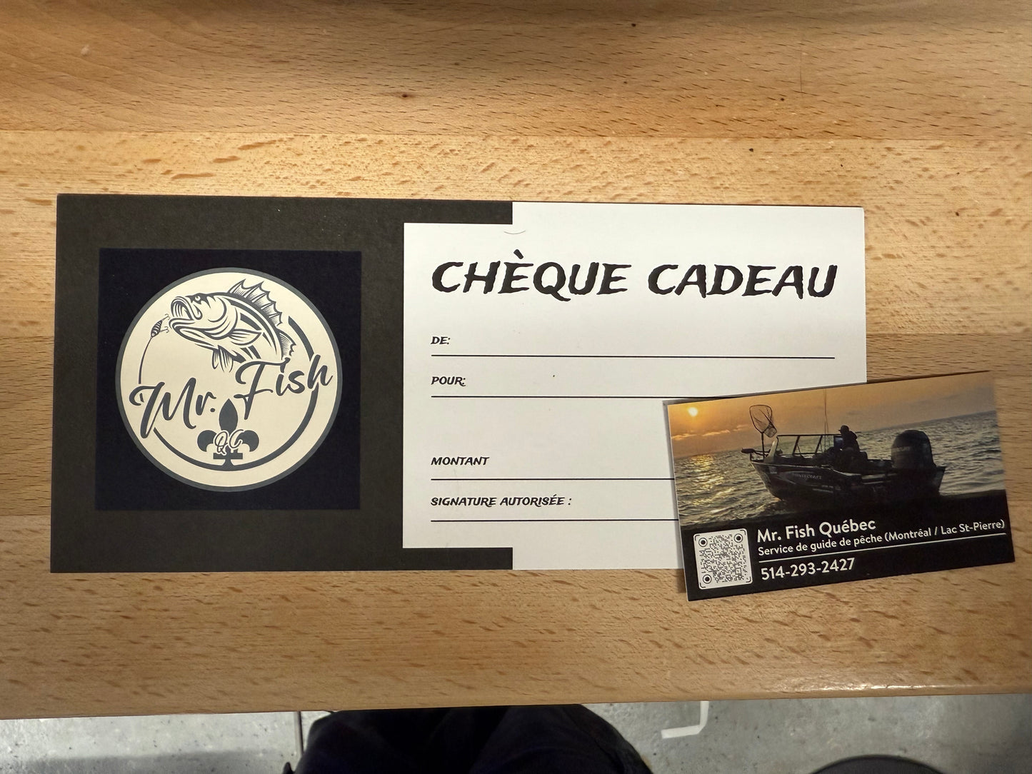 Carte-Cadeau Mr Fish Qc